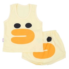 Combo 3 Bộ Áo Ba Lỗ Và Quần Tã Mihababy BN10 - Nhiều Màu