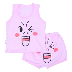 Combo 3 Bộ Áo Ba Lỗ Và Quần Tã Mihababy BN10 - Nhiều Màu