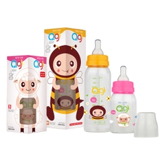 Bộ 2 Bình Sữa Agi Premium (120ml Và 250ml)