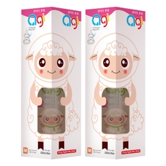 Bộ 2 Bình Sữa Agi Premium (250ml x 2)