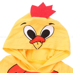 Bộ Bodysuit Dài Liền Nón Con Gà Mihababy