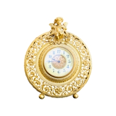 Đồng hồ để bàn Germany tượng Cậu bé Thiên thần chất liệu đồng (PVN341)