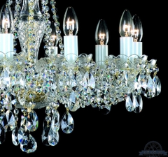 Đèn chùm pha lê Séc Bohemia 10 bóng