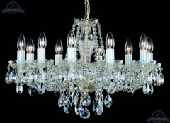 Đèn chùm pha lê Séc Bohemia 10 bóng