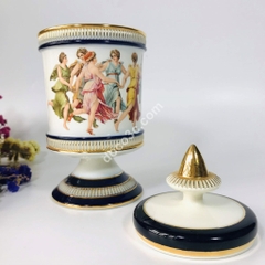 Cốc sứ cổ có nắp- Hi Lạp