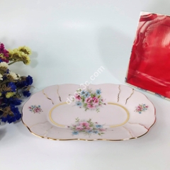 Đĩa sứ hồng- Séc