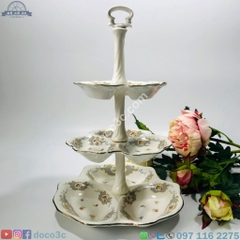 Liễn sứ 3 tầng Karlovy Vary cao 40 cm- Séc