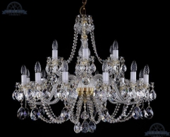 Đèn chùm pha lê Séc Bohemia 18 bóng