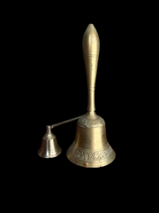 Bộ chuông và cây dập nến đồng