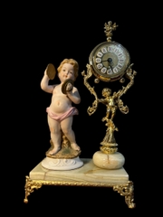 🎺 Đồng hồ “thiên thần nhạc hội” – tuyệt mỹ phẩm trang trí phong cách hoàng gia 🎼