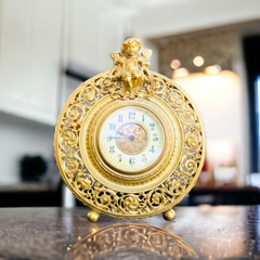 Đồng hồ để bàn Germany tượng Cậu bé Thiên thần chất liệu đồng (PVN341)