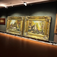 Đôi Tranh Phong Cảnh Làng Quê Châu Âu – Gửi Gắm Một Góc Trời Bình Yên Trong Ngôi Nhà Bạn