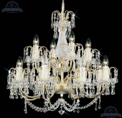 Đèn chùm pha lê Séc Bohemia 12 bóng