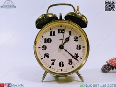 ALARM CLOCK cơ cổ TIỆP KHẮC thương hiệu PRIM mạ vàng, số học trò (PVN312)