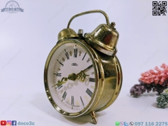 ALARM CLOCK cơ cổ TIỆP KHẮC thương hiệu PRIM mạ vàng ( PVN305)