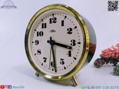 ALARM CLOCK cơ cổ TIỆP KHẮC thương hiệu PRIM màu đen ( PVN308)