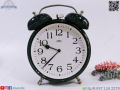 (Big size) ALARM CLOCK cơ cổ TIỆP KHẮC thương hiệu Prim màu đen (PVN317)
