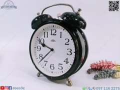 (Big size) ALARM CLOCK cơ cổ TIỆP KHẮC thương hiệu Prim màu đen (PVN317)
