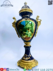 ĐÔI BÌNH SỨ PHÁP MẠ VÀNG