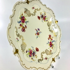 Đĩa trang trí sứ mạ vàng - Đức