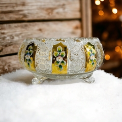 Bát pha le mạ vàng Tiệp Khắc