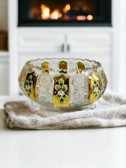 Bát pha le mạ vàng Tiệp Khắc