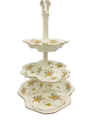 Liễn sứ 3 tầng sản xuất tại Karlovy Vary Cộng hoà Séc mẫu PVN345