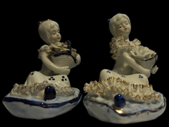 2 tượng ren sứ Đức 