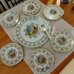 Bộ đĩa bánh sứ Tiệp cao cấp – Biểu tượng tinh tế cho bàn tiệc thượng lưu