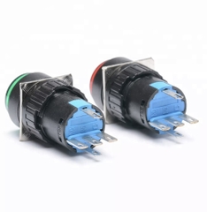 Công tắc phi 16 nhấn nhả có đèn