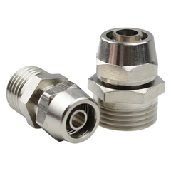 Nối bóp ống 10 Ren ngoài 13mm PC10-1/4" - INOX