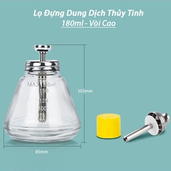 Lọ đựng dung dịch hóa chất thủy tinh