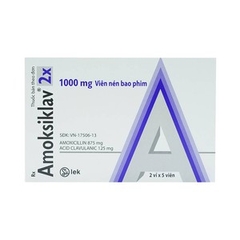 Amoksiklav 1000mg  H/2 vỉ x 5viên-SH