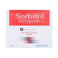 Sorbitol Delalande 5g Hộp 20gói