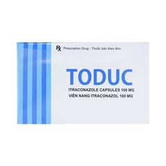 Toduc itraconazole hộp 10 viên