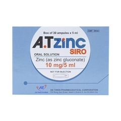 A.t zinc hộp 30 ống x 5ml