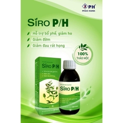 Siro ho P/H Phúc Hưng (Chai 120ml) - Bổ phế, giảm ho, giảm đờm, giảm đau rát họng