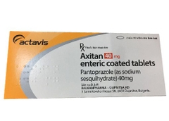 Viên bao tan ở ruột Axitan 40mg điều trị dạ dày (3 vỉ x 10 viên)