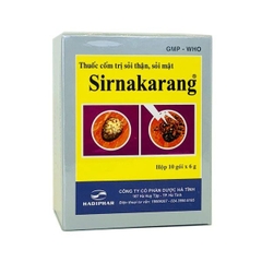 Thuốc Sirnakarang F 6g Hadiphar dùng trị sỏi đường tiết niệu (10 gói)