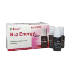 Dung dịch uống B12 Energy Max Italy bổ sung acid amin và vitamin B12 cho cơ thể (10 lọ x 10ml)