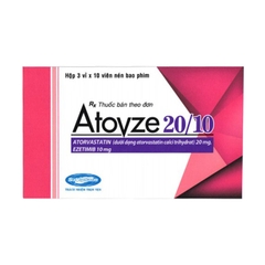 Atovze 20/10 Savipharm 3 vỉ x 10 viên