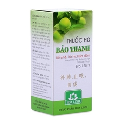 Thuốc bổ phế, trừ ho, hóa đờm Bảo Thanh