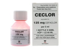 Ceclor 125mg/5ml lọ 60ml