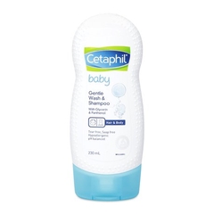 Sữa tắm và gội cho trẻ em Cetaphil Baby Gentle Wash & Shampoo 230ml
