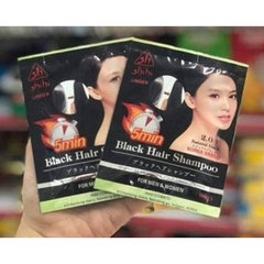 dầu gội phủ bạc black hair shampoo 5min.15min