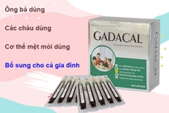 Gadacal - Giúp bồi bổ các dưỡng chất cho cơ thể