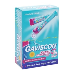 Thuốc điều trị bệnh đau, trào ngược dạ dày Gaviscon Dual Action