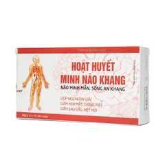 Hoạt Huyết Minh Não Khang 30 Viên