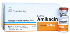 Amikacin 500mg Hộp 10 lọ Hàn Quốc - SH