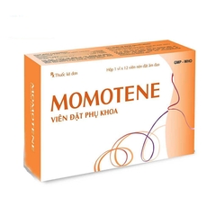 Momotene viên đặt phụ khoa hộp 1 vỉ x 12 viên nén Hà Tây